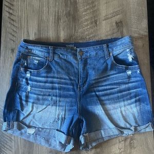 Time and Tru Jean Shorts